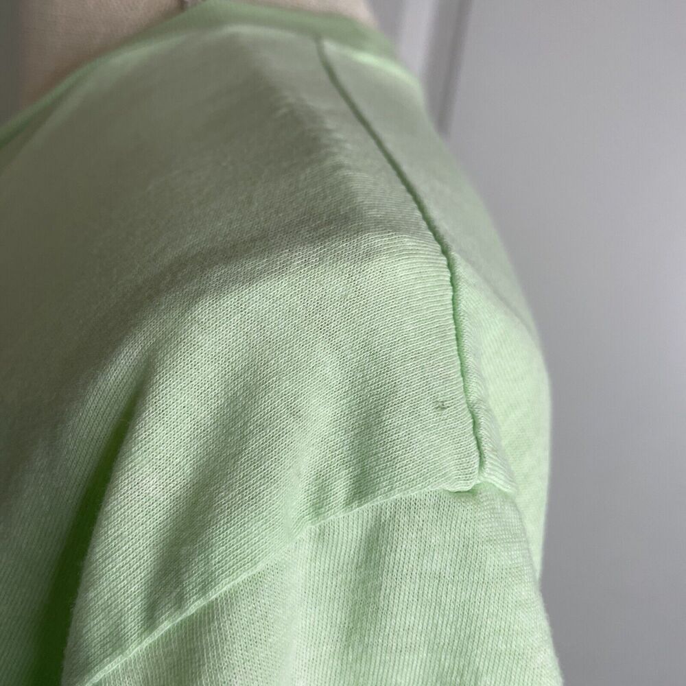 Disney Lilo and Stitch Ohana Means Family T Shirt Short Sleeve Green Junior's S - Picture 9 of 12